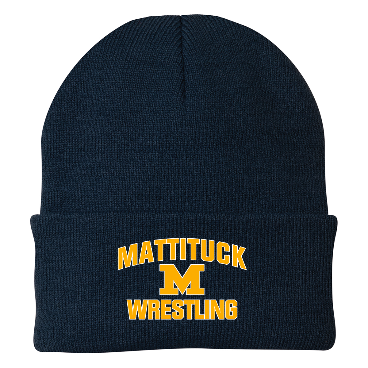 Mattituck Wrestling Knit Beanie