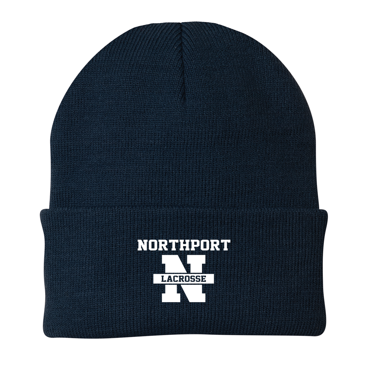 Northport High School Lacrosse Knit Beanie