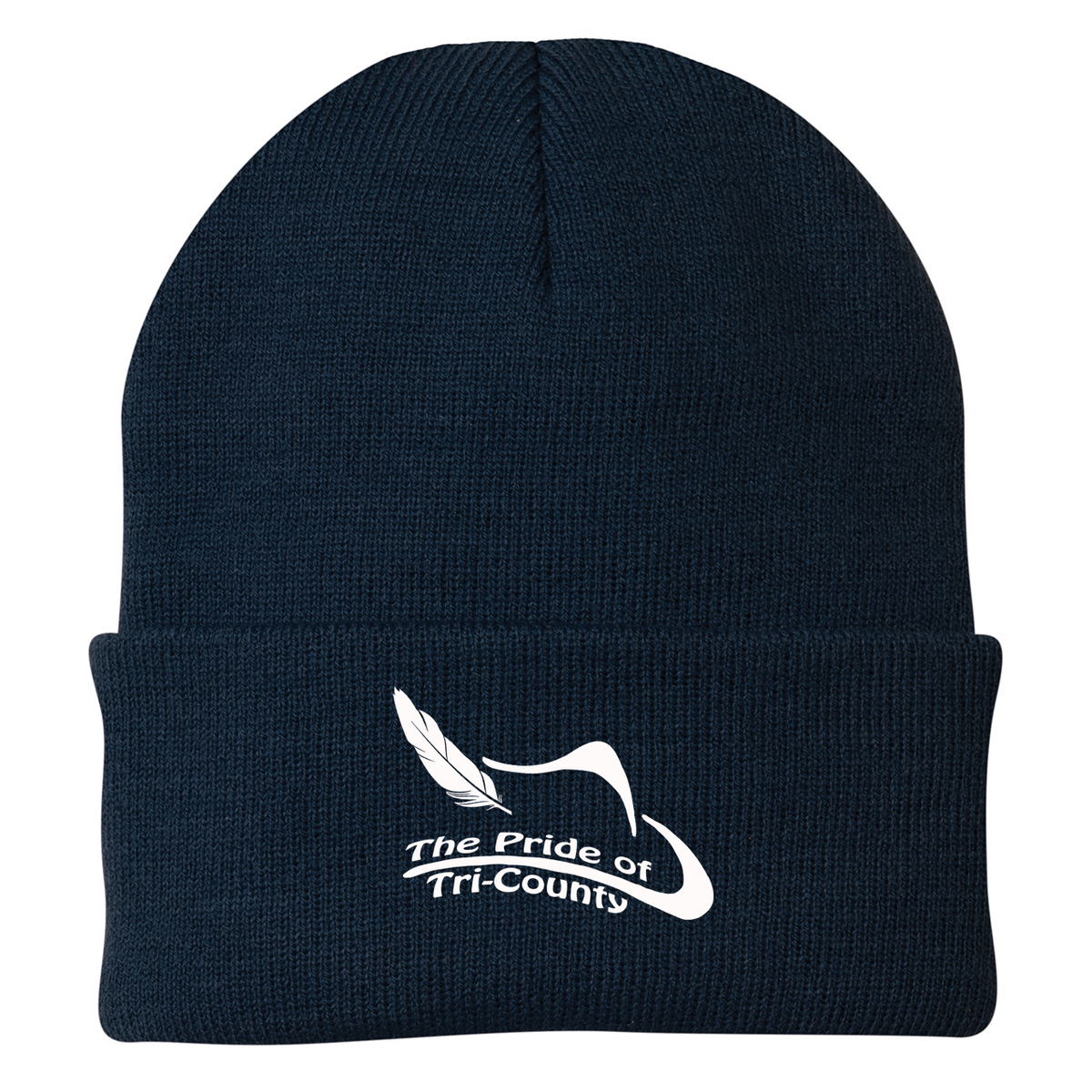 Tri-County Band Knit Beanie