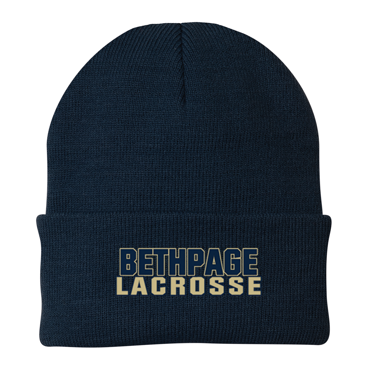 Bethpage HS Lacrosse Knit Beanie