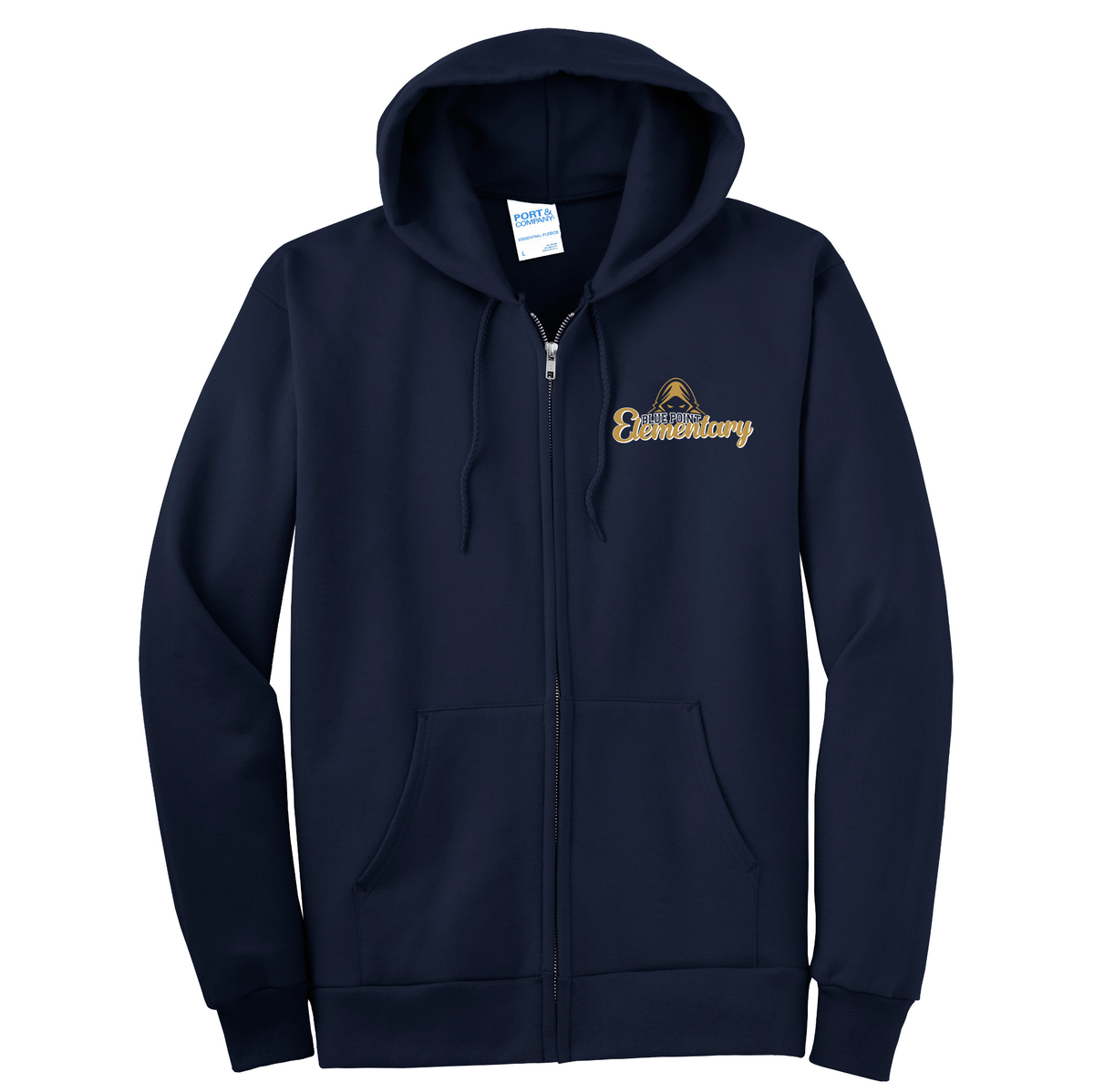 Blue Point Elementary School Full Zip Hoodie