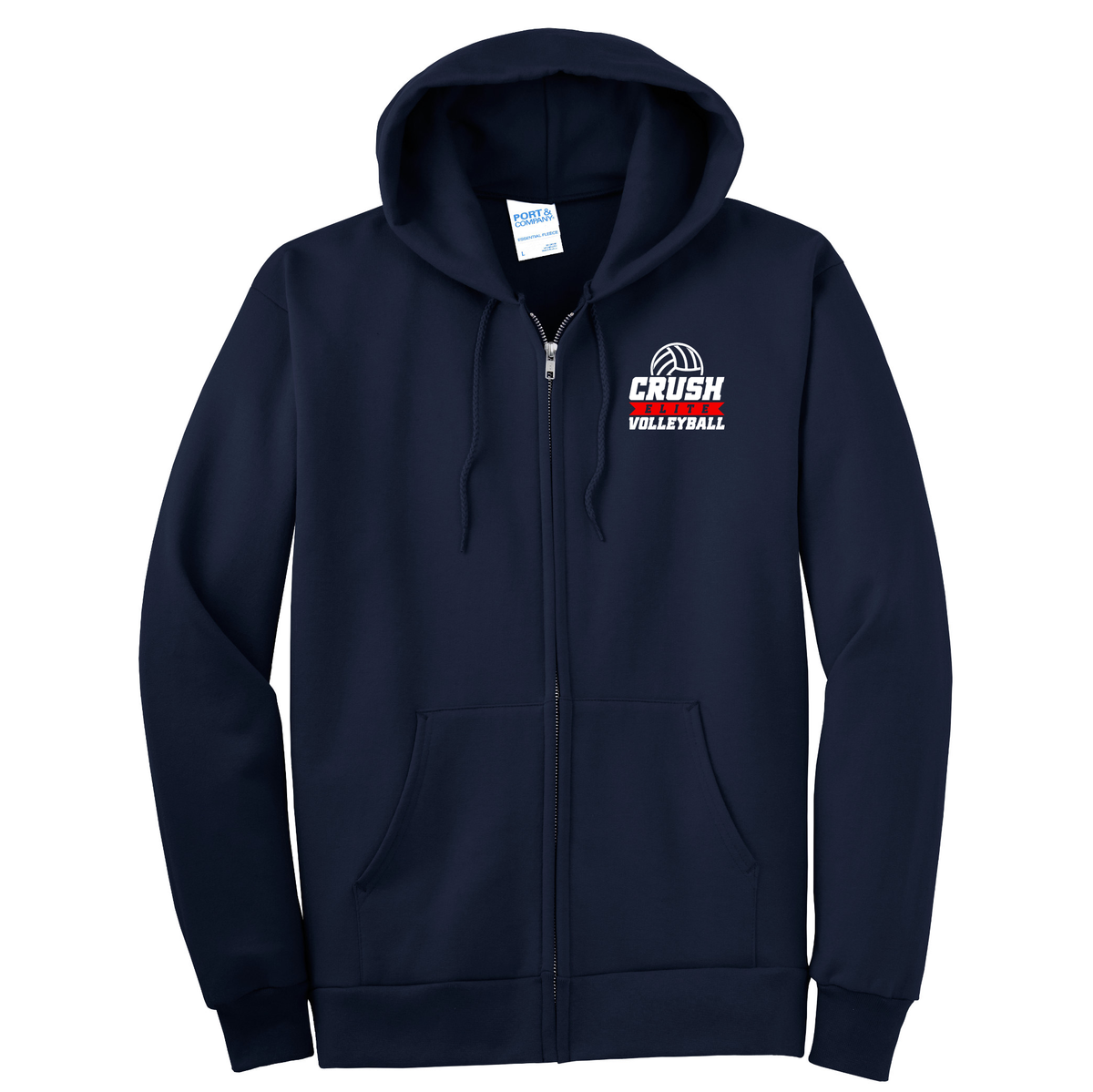 Crush Elite Volleyball Full Zip Hoodie