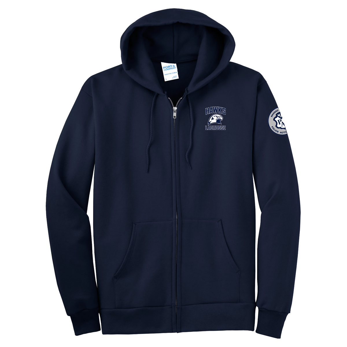 Plainview PAL Lacrosse Full Zip Hoodie