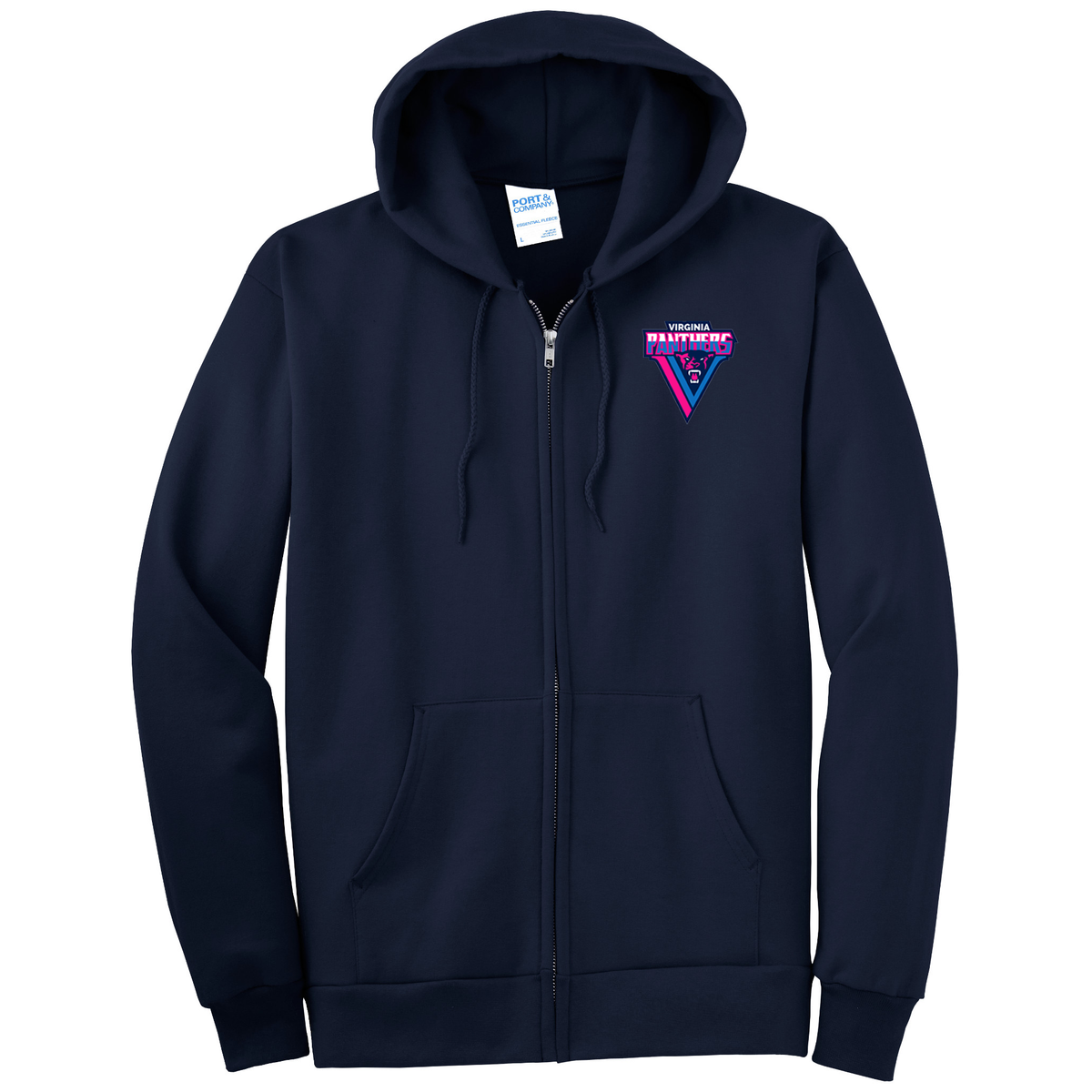 Virginia Panthers Full Zip Hoodie