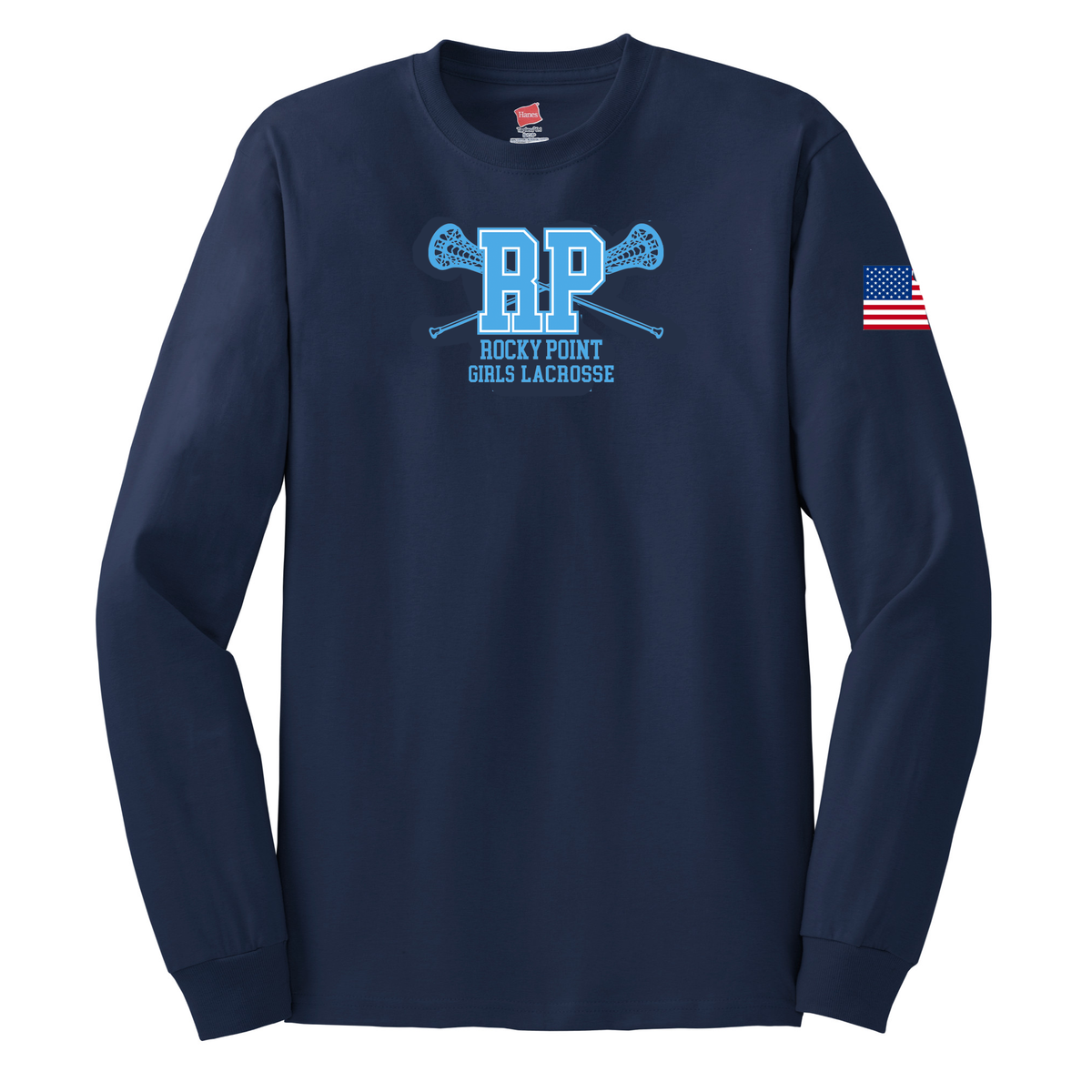 Rocky Point Girls Lacrosse Cotton Long Sleeve