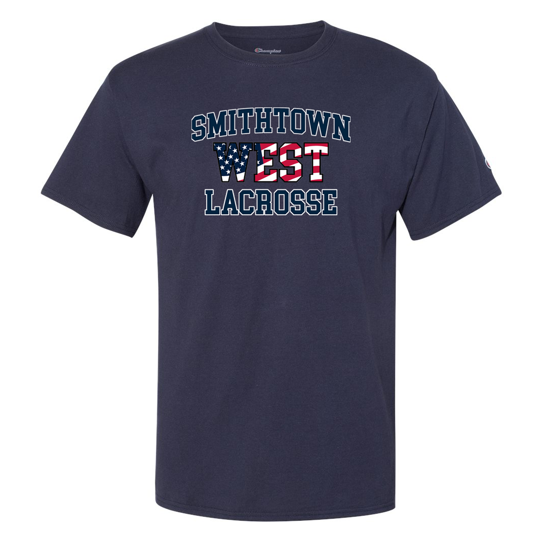 Smithtown West Girls Lacrosse Champion Short Sleeve T-Shirt