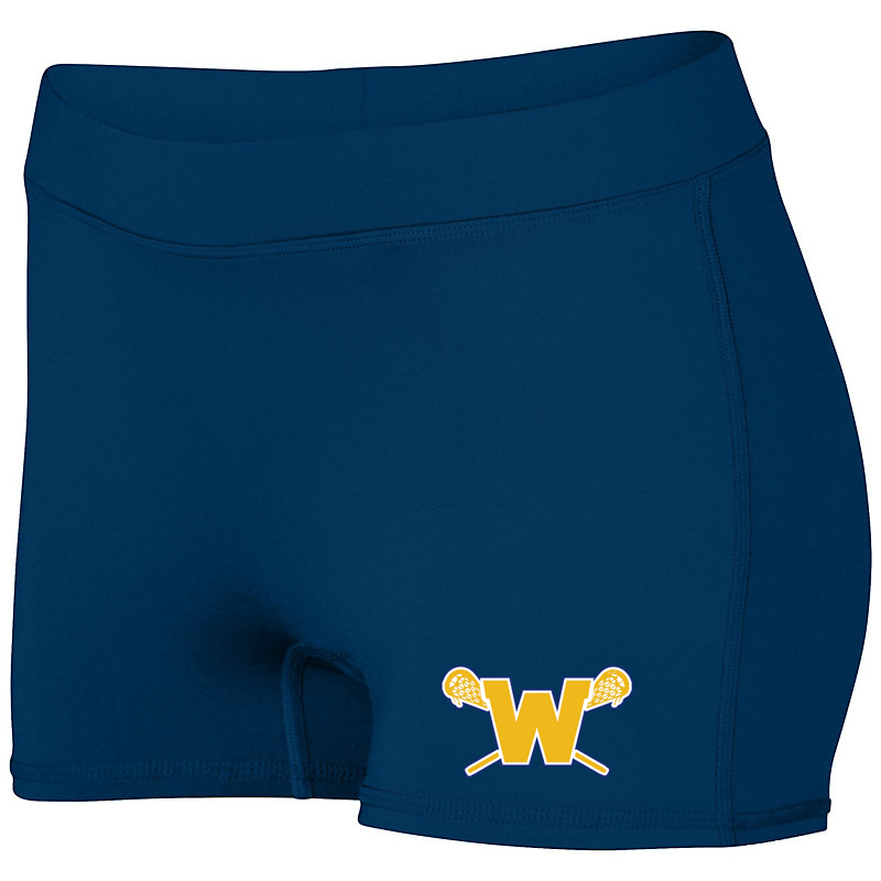Webster Lacrosse Navy Women's Compression Shorts