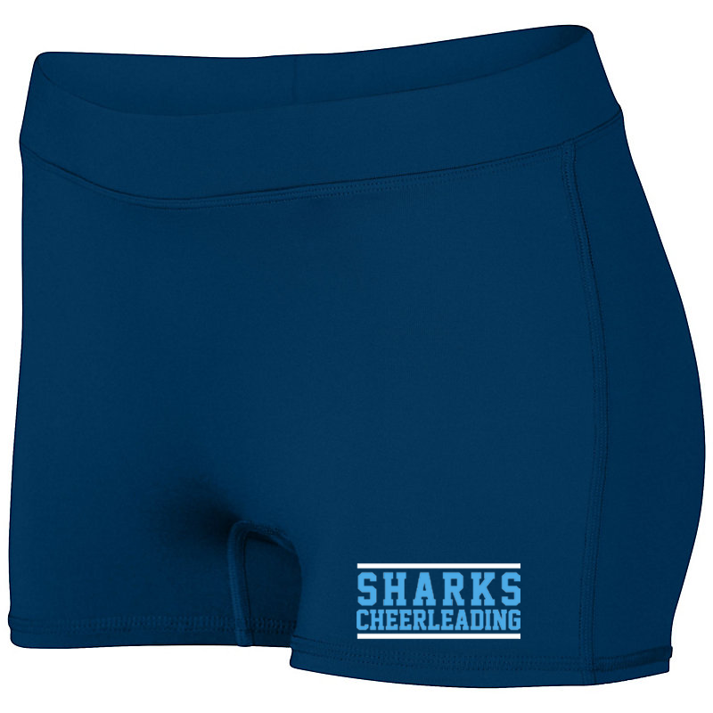 Sharks Cheerleading Women's Compression Shorts