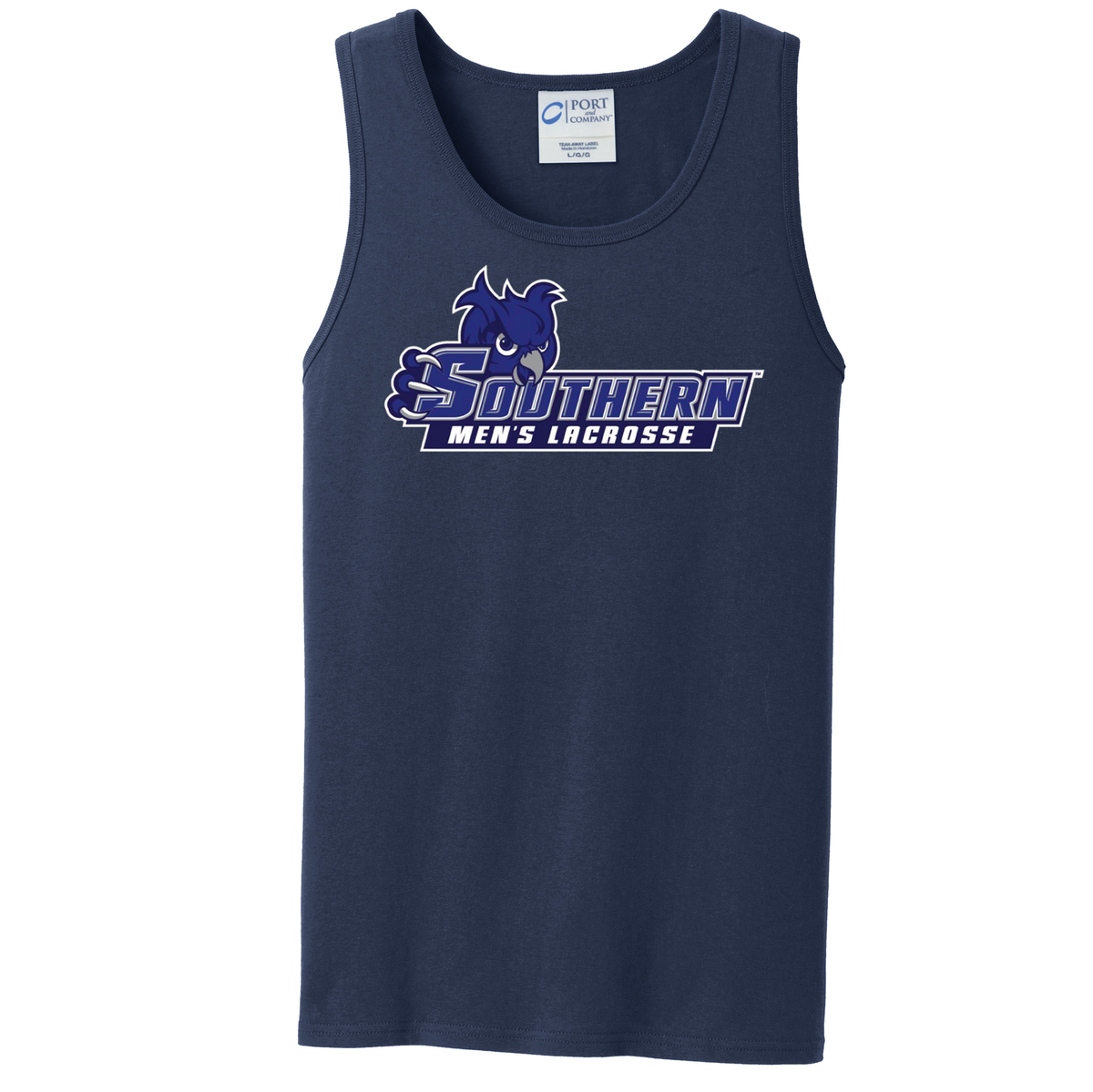 SCSU Lacrosse Sleeveless Cotton Tank Top