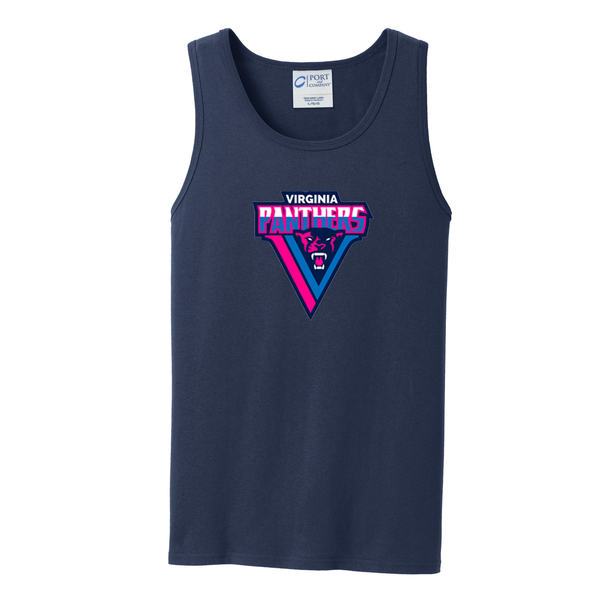 Virginia Panthers Sleeveless Cotton Tank Top