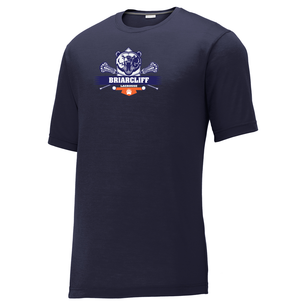 Briarcliff Lacrosse Navy CottonTouch Performance T-Shirt