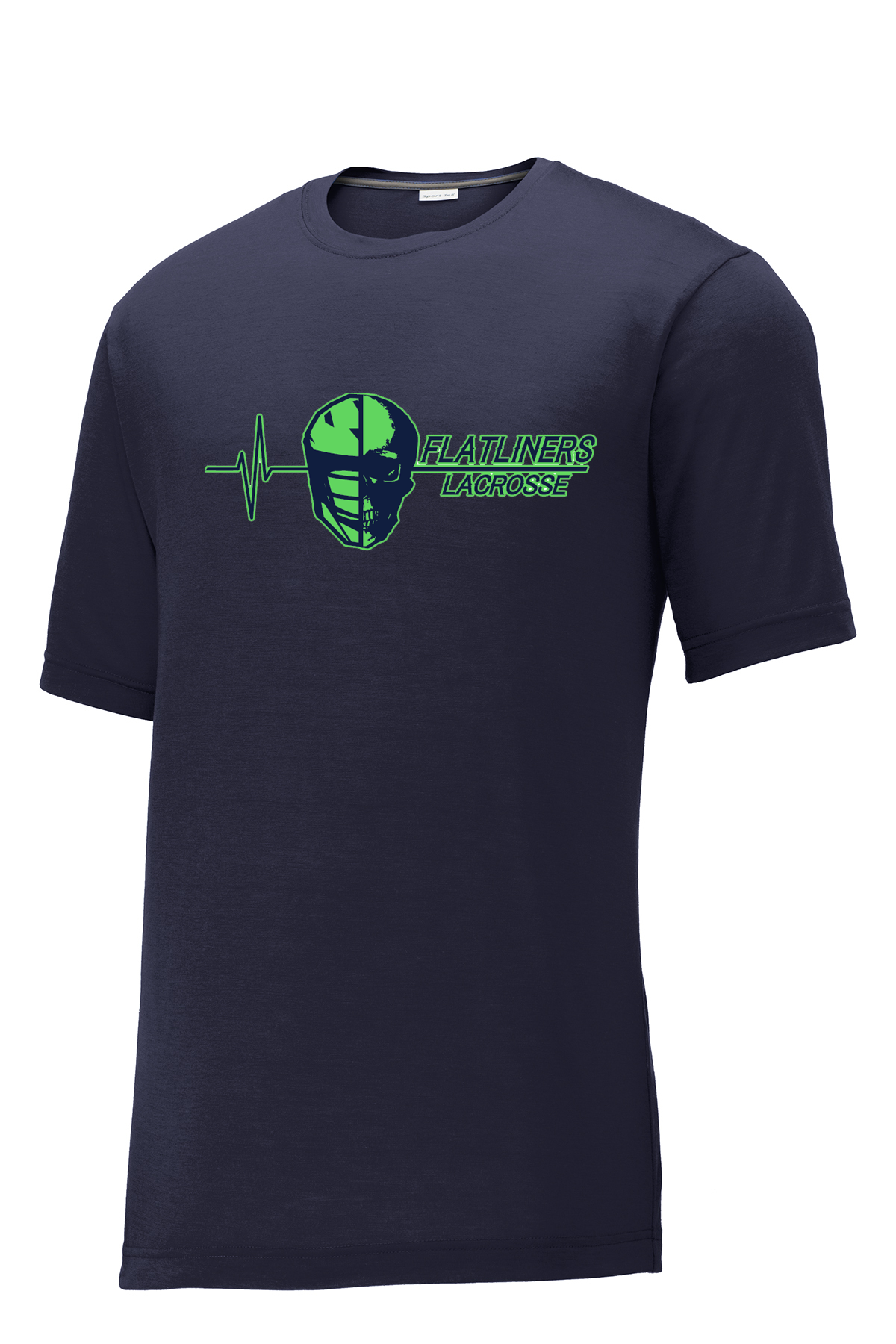 Flatliners Lacrosse Navy CottonTouch Performance T-Shirt