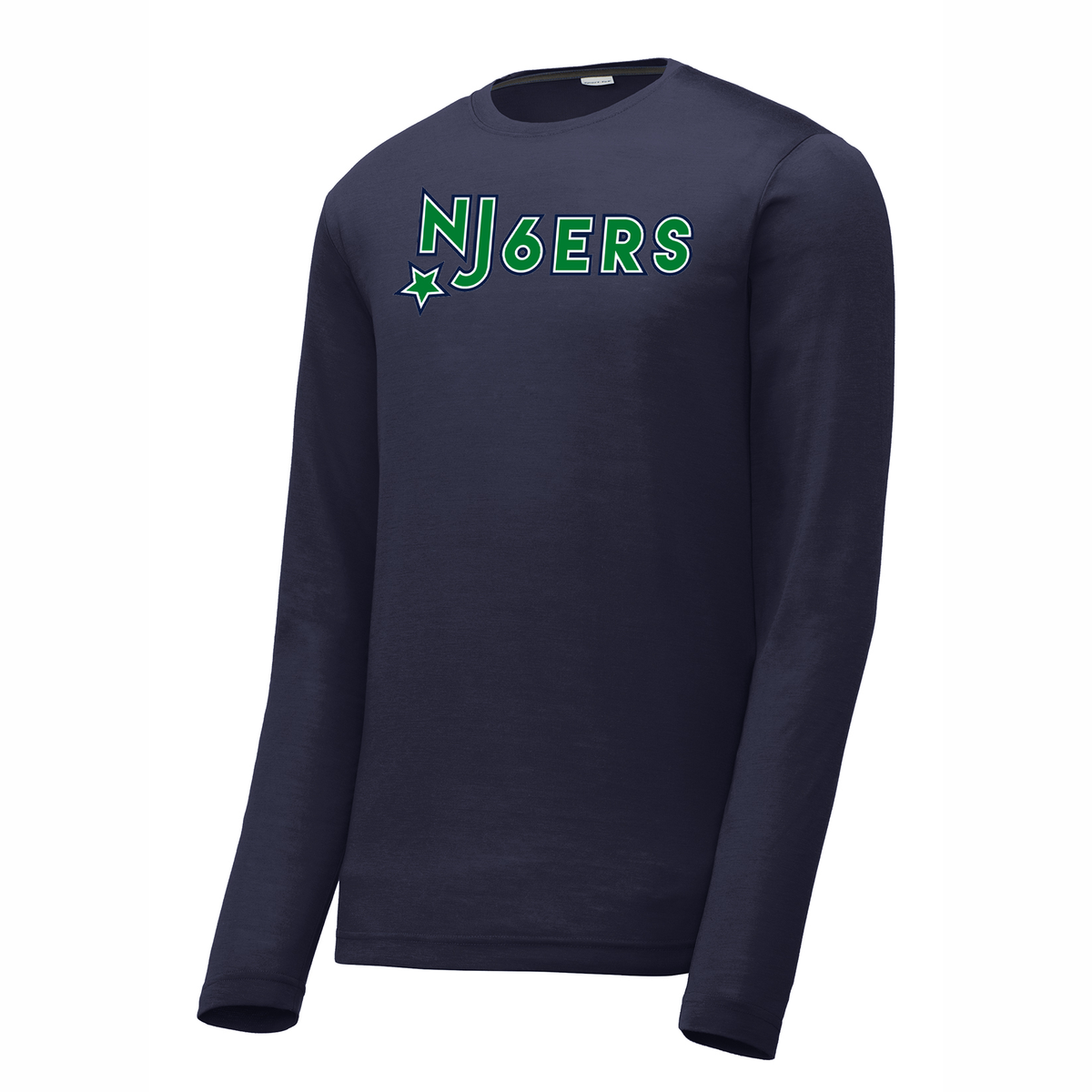 New Jersey Sixers Long Sleeve CottonTouch Performance Shirt