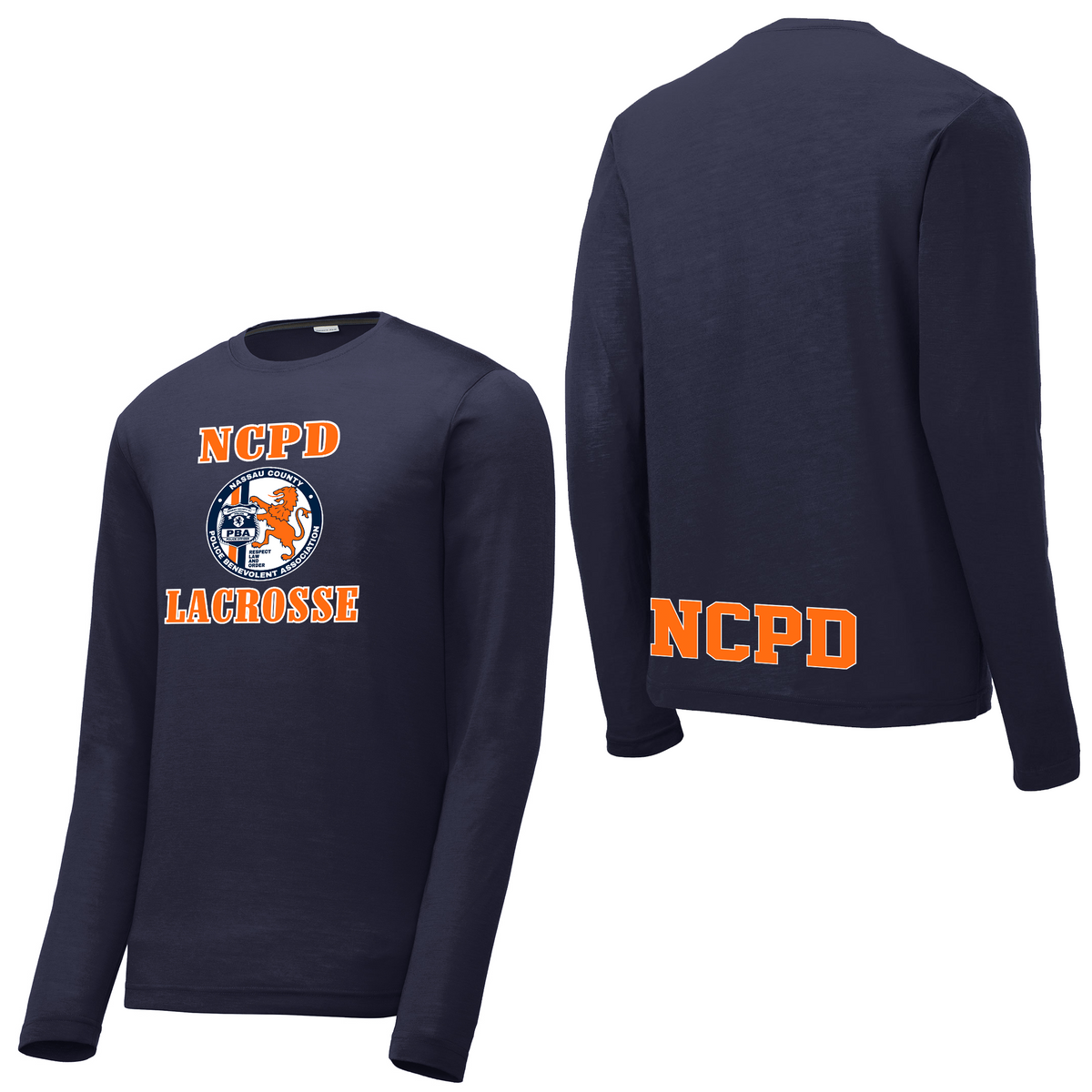 NCPD Lacrosse Long Sleeve CottonTouch Performance Shirt