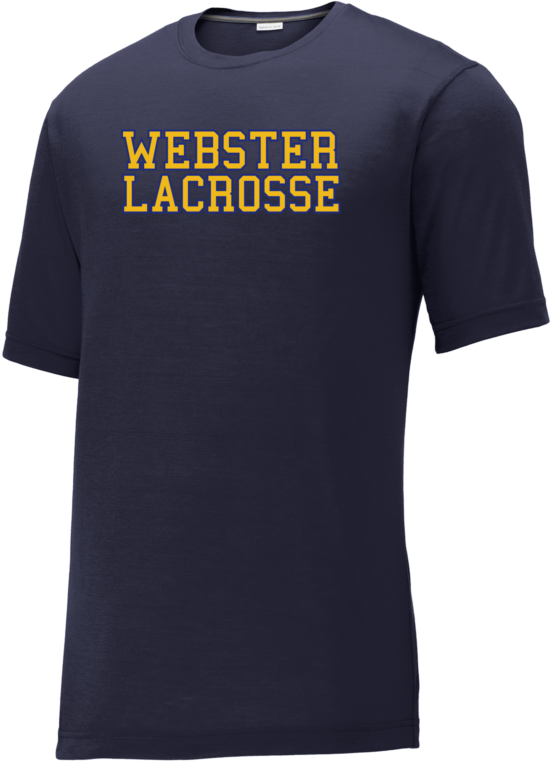 Webster Lacrosse Men's Navy CottonTouch Performance T-Shirt