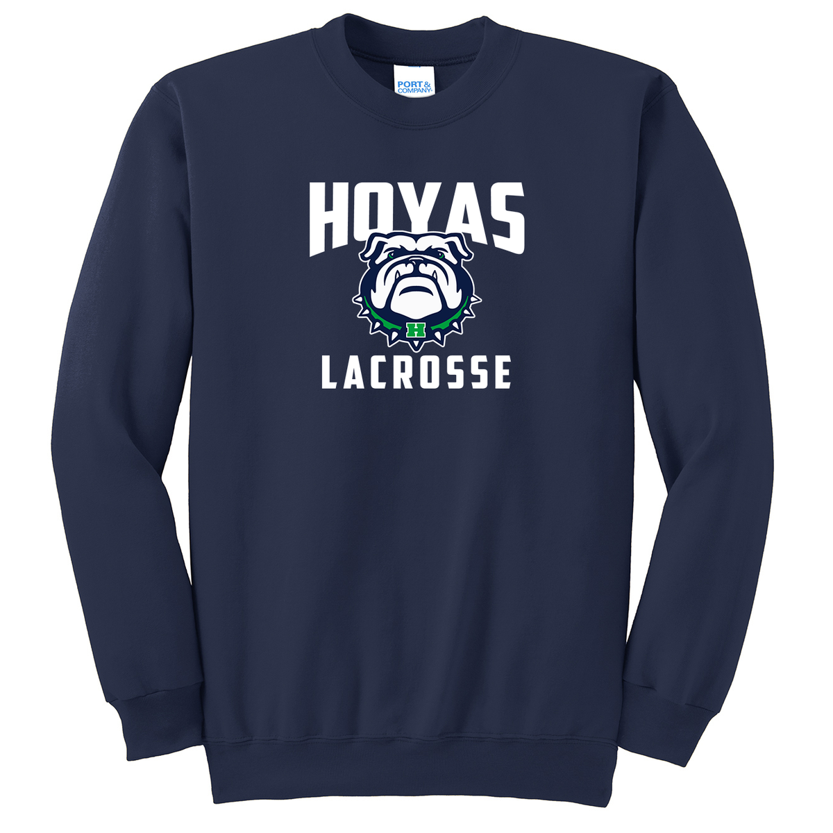 Hoya Lacrosse Crew Neck Sweater