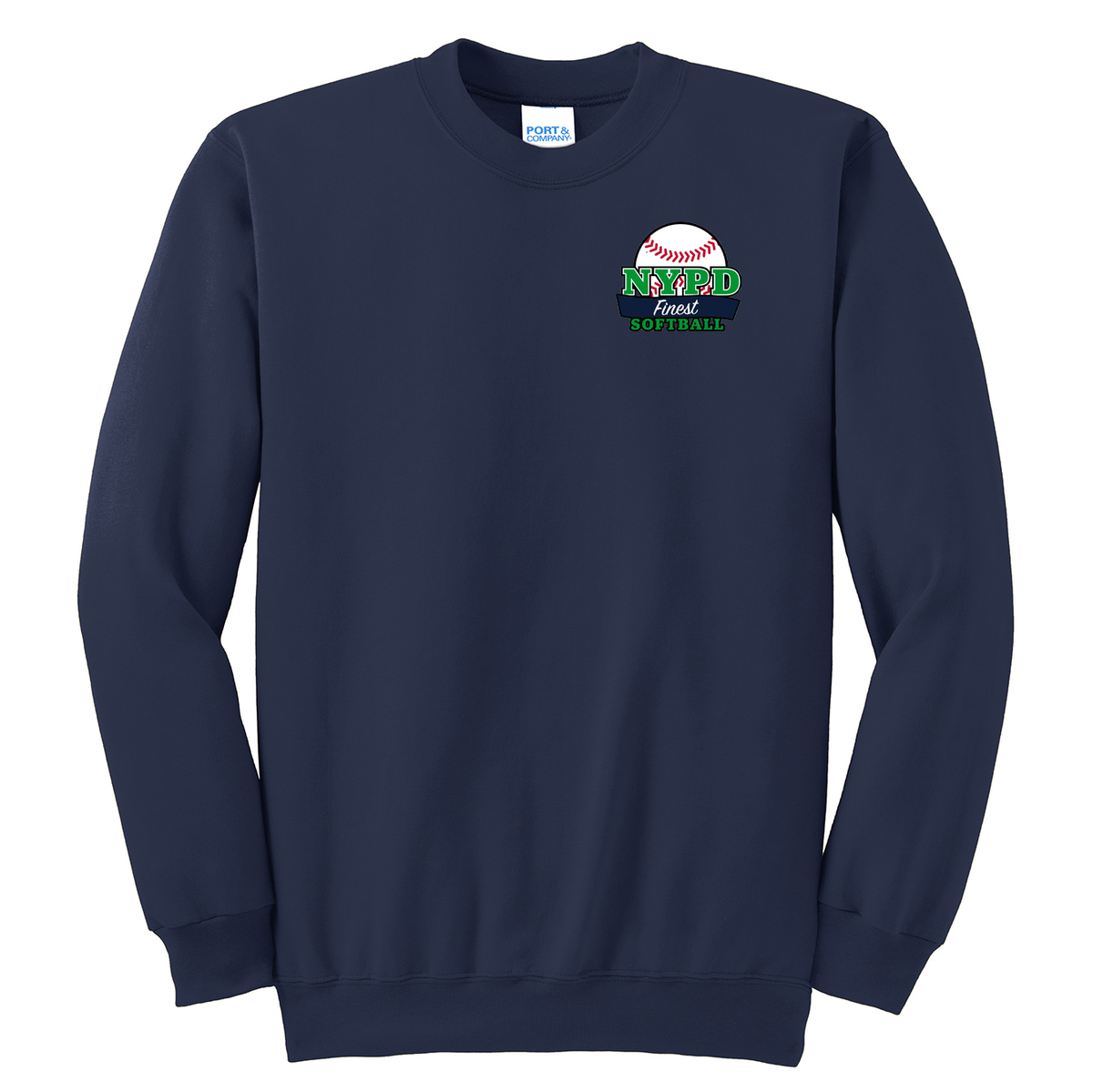 NYPD Softball Crew Neck Sweater