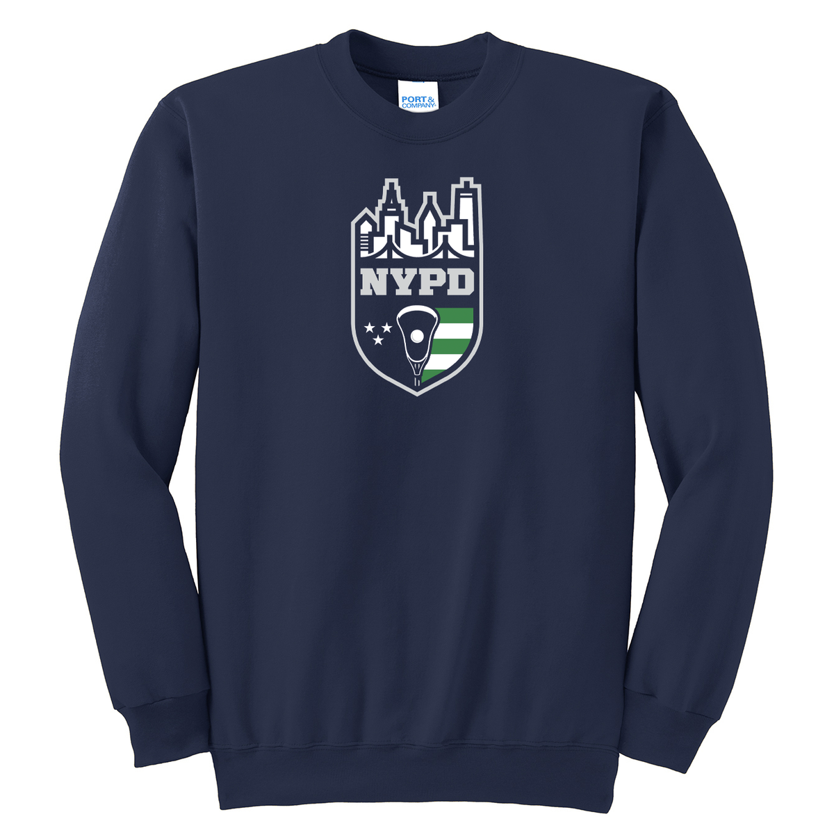 NYPD Womens Lacrosse Crew Neck Sweater