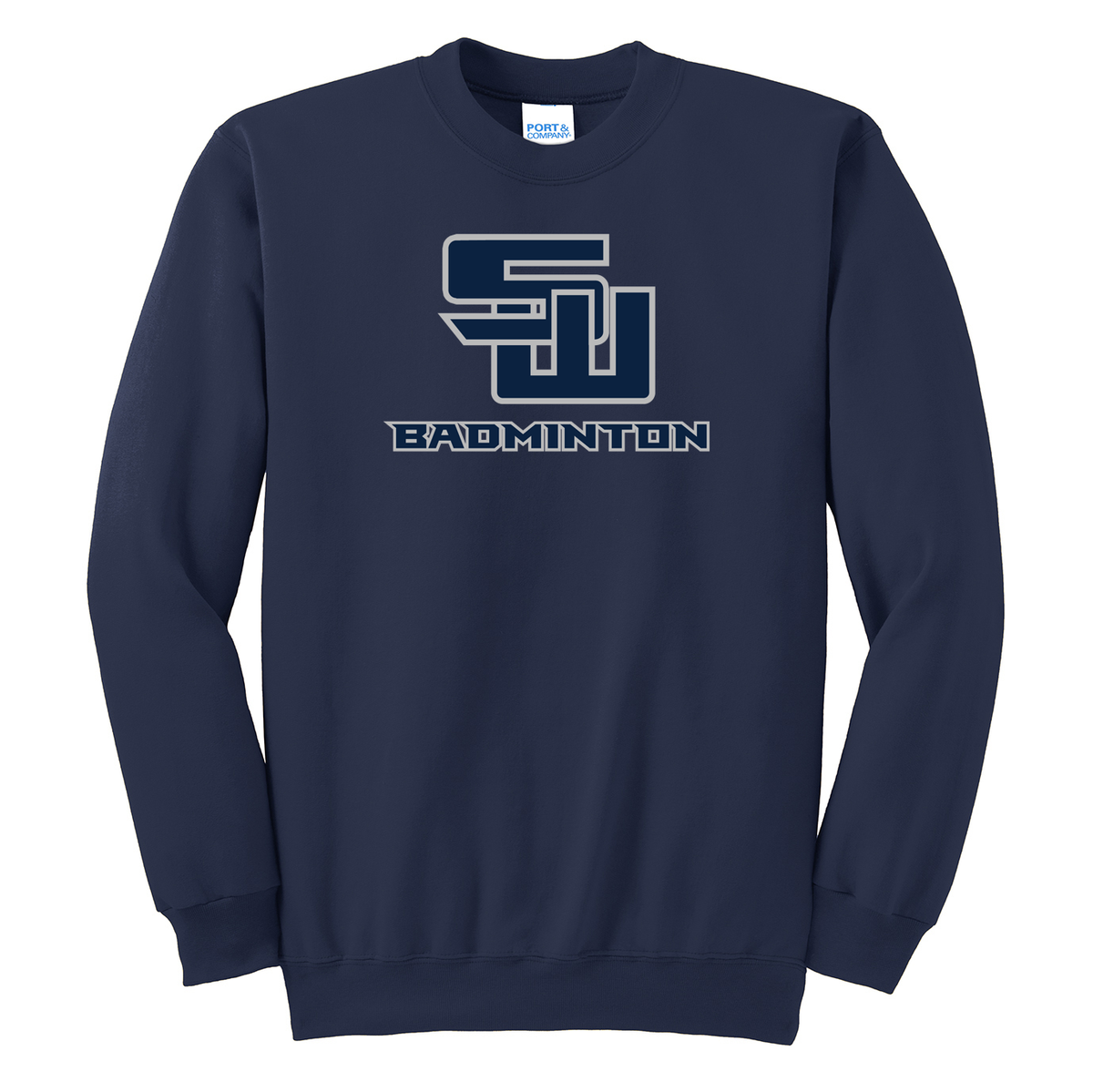 Smithtown West Badminton  Crew Neck Sweater