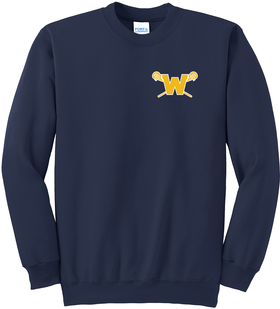 Webster Lacrosse Navy Crew Neck Sweater
