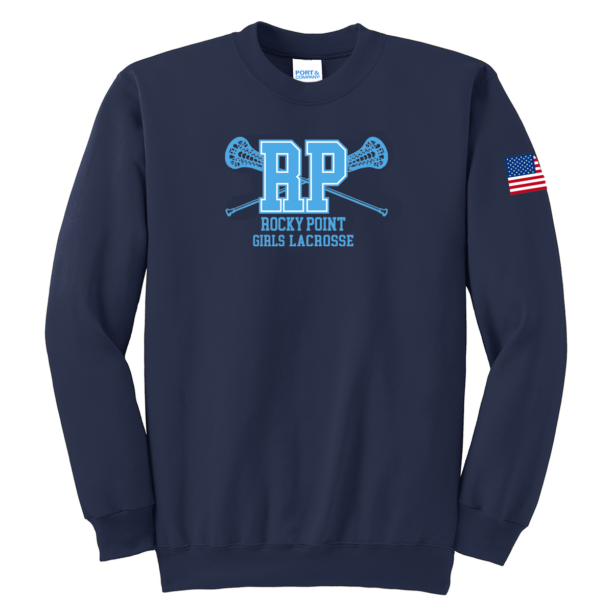 Rocky Point Girls Lacrosse Crew Neck Sweater