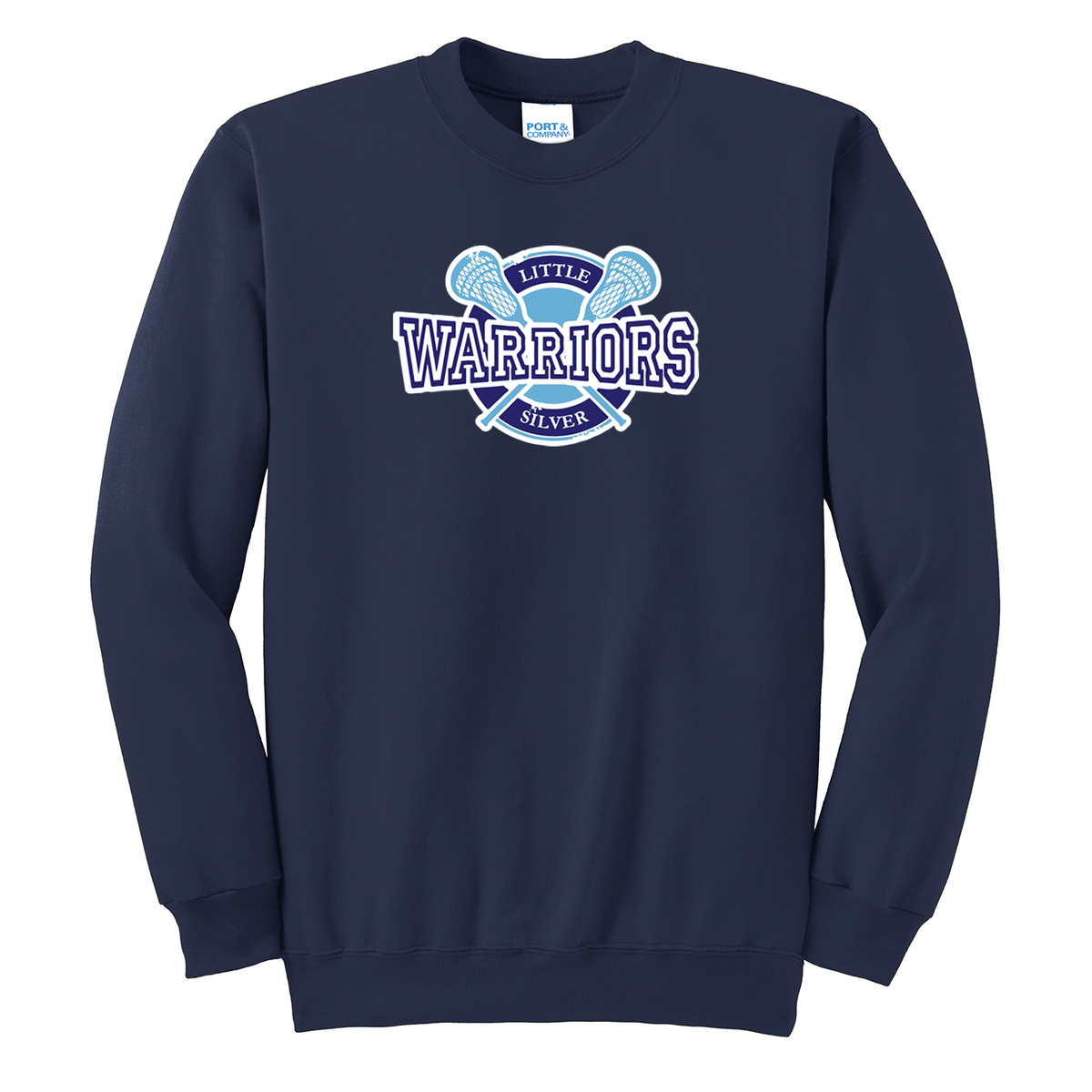 Little Silver Lacrosse Crew Neck Sweatshirt