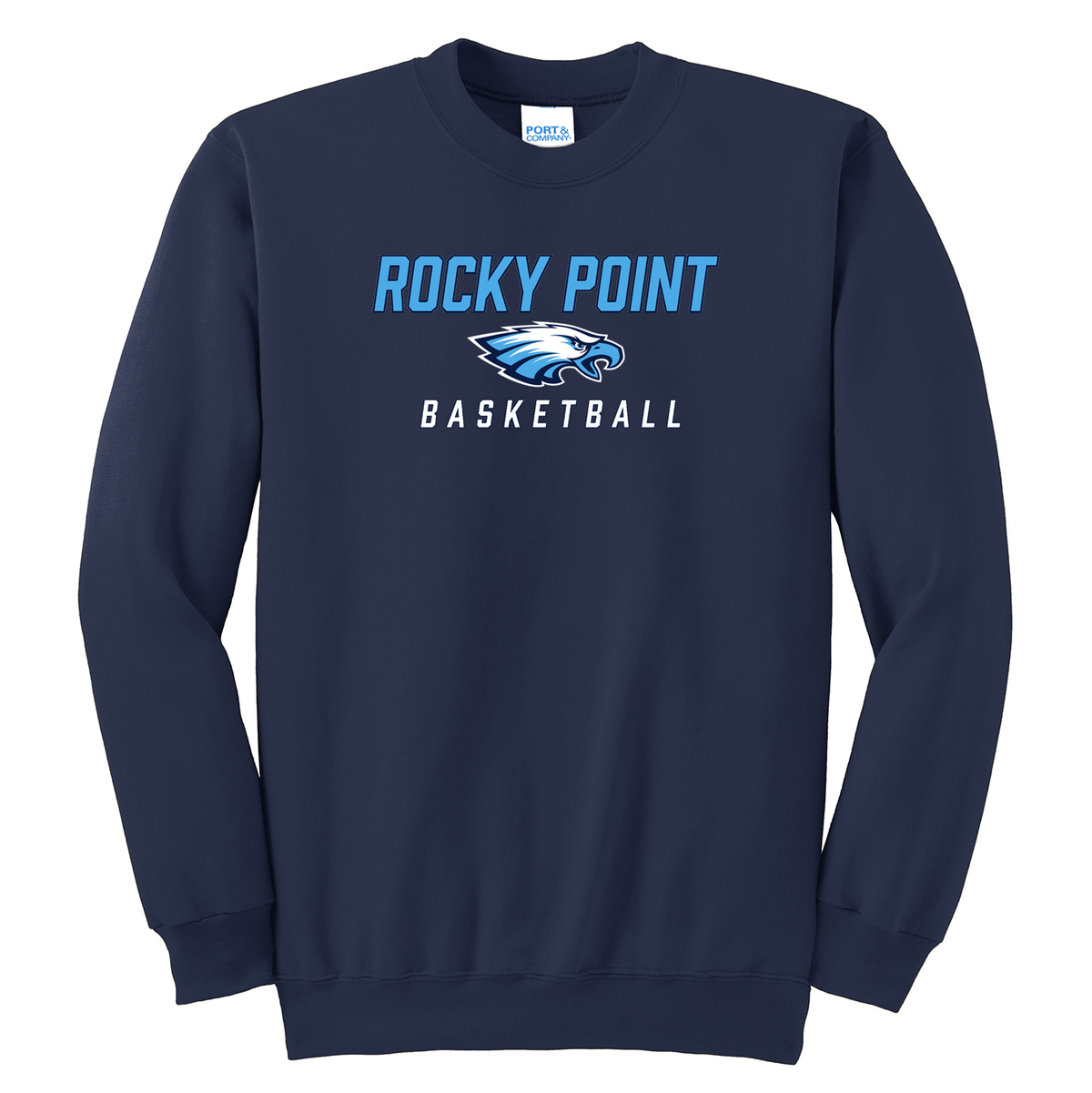 Rocky Point Varsity Basketball Crew Neck Sweater