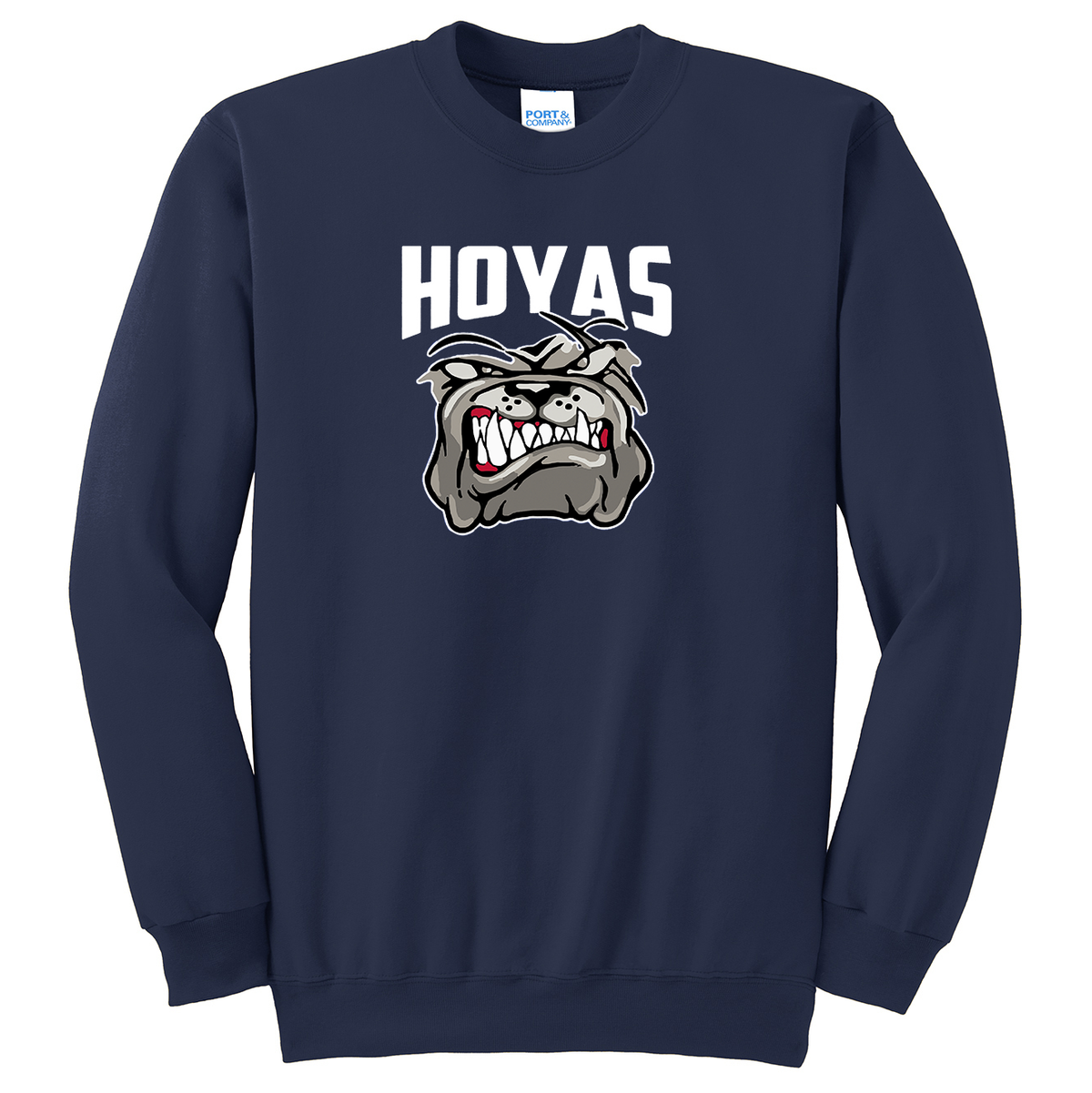 Hoya Lacrosse Crew Neck Sweater