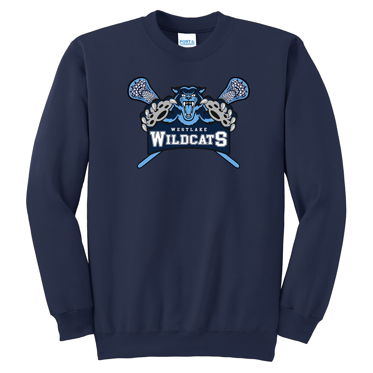 Westlake HS Boys Lacrosse Crew Neck Sweater