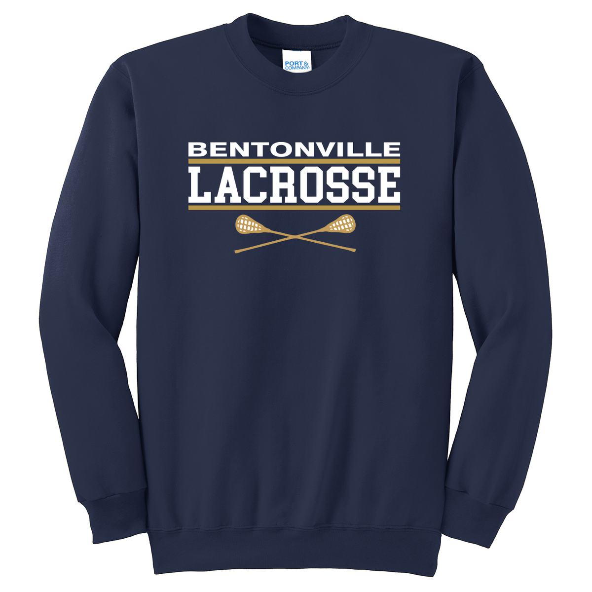 Bentonville Lacrosse Crew Neck Sweater