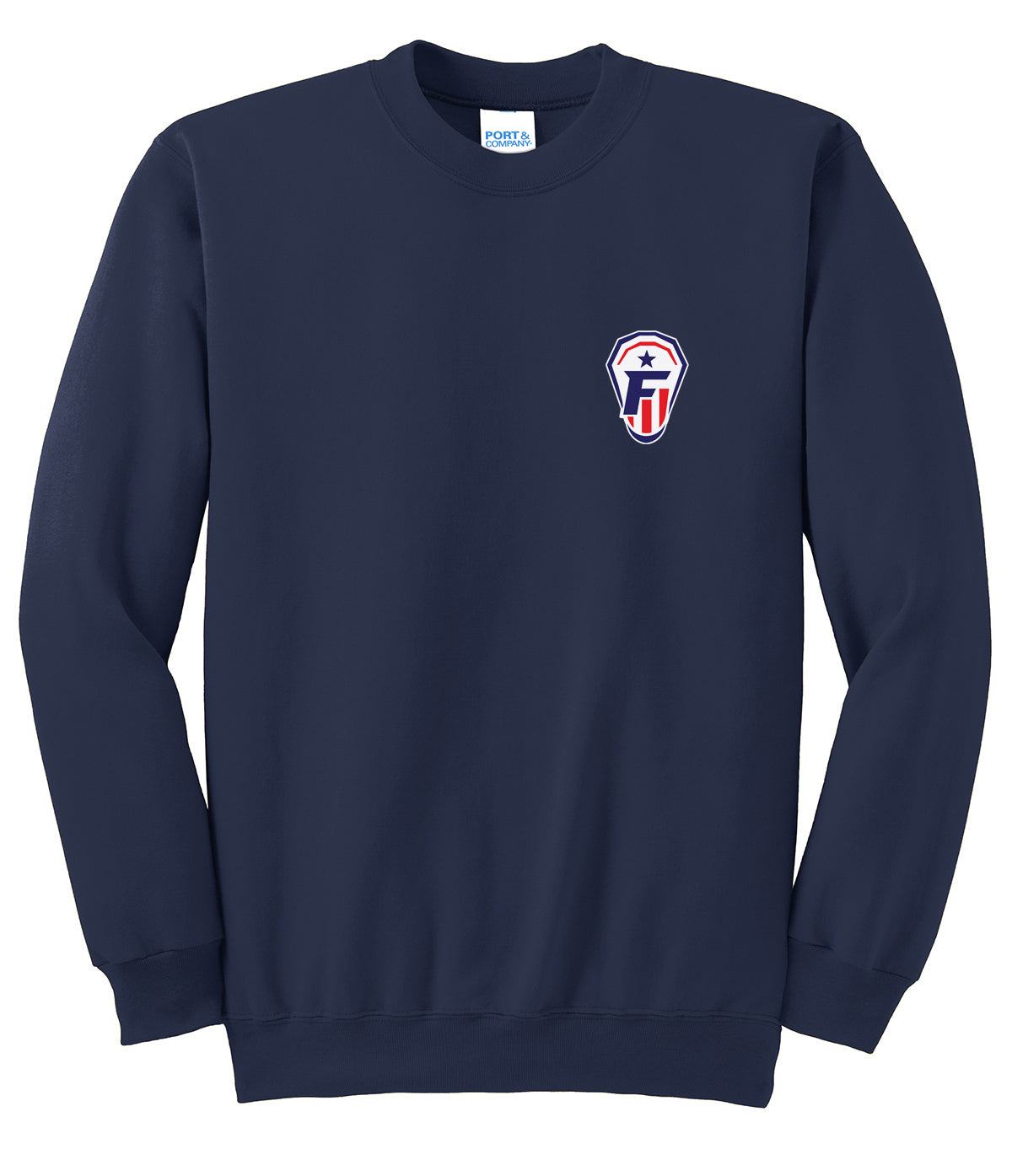 Freedom Lacrosse Navy Crew Neck Sweater
