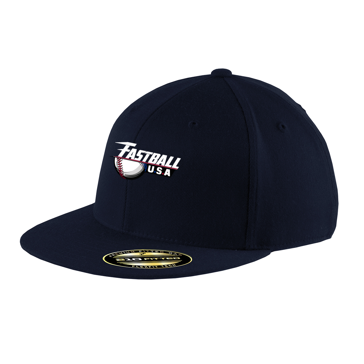 Fastball USA Academy Baseball FlexFit Flat-Brim Hat