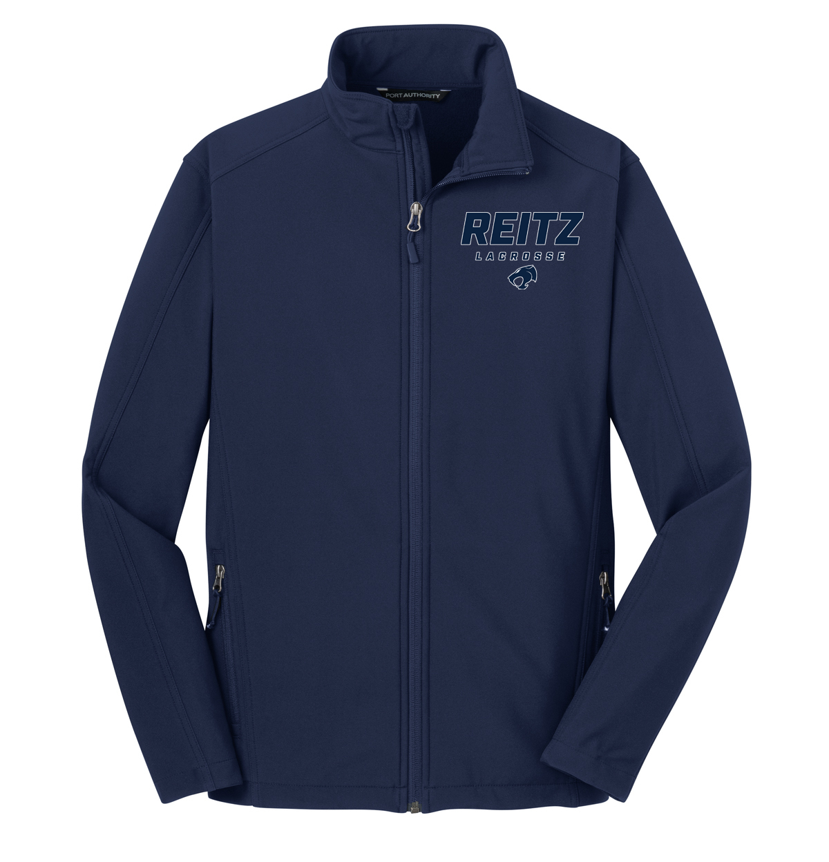 Reitz Lacrosse Navy Soft Shell Jacket