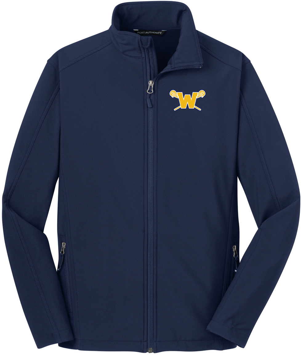 Webster Lacrosse Navy Soft Shell Jacket