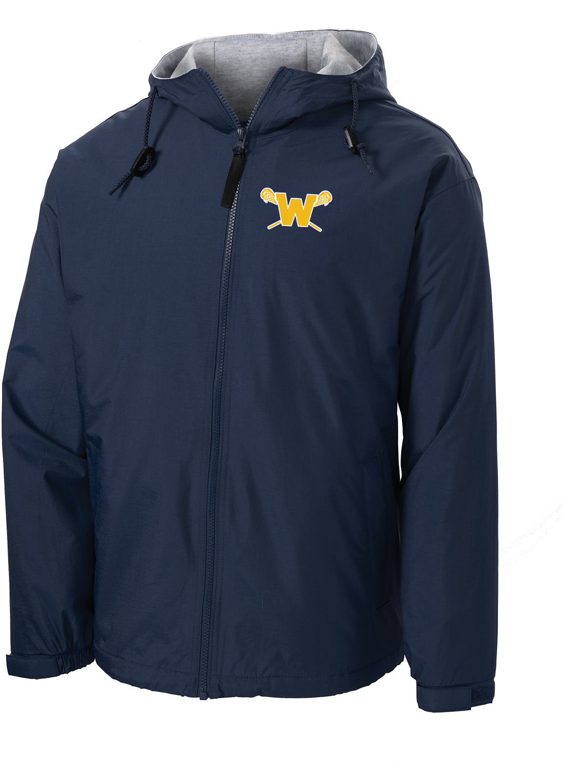 Webster Lacrosse Navy Hooded Jacket