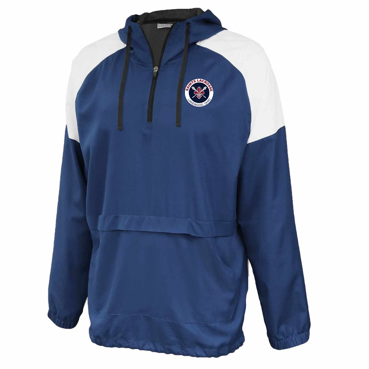 Lakewood Saints Lacrosse Anorak Hooded Quarterzip