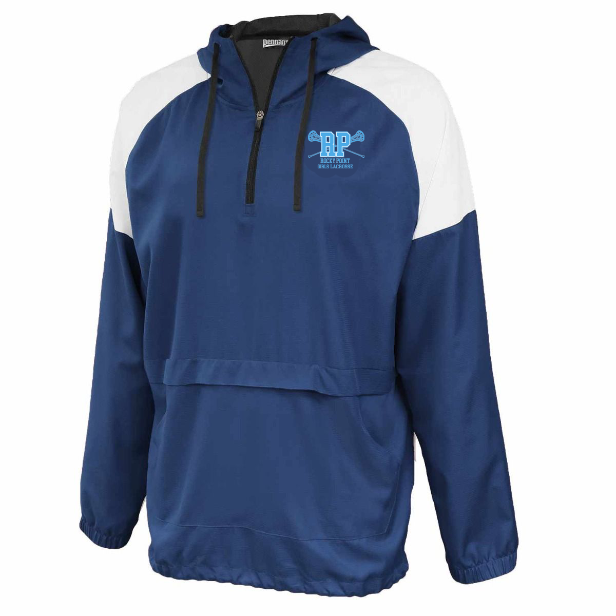 Rocky Point Girls Lacrosse Anorak Hooded Quarterzip