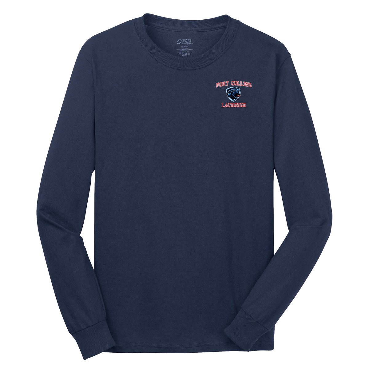 Fort Collins Lacrosse Cotton Long Sleeve Shirt