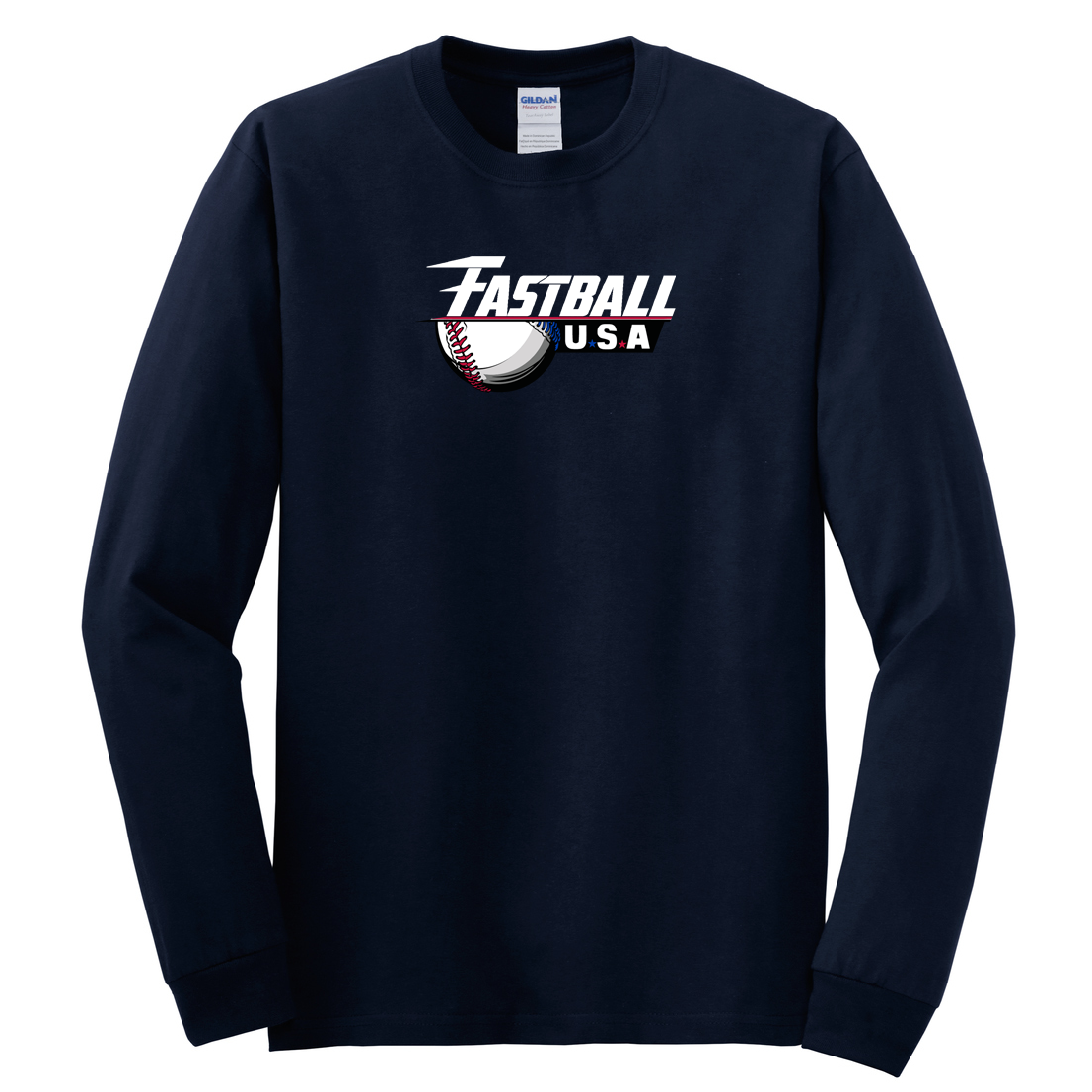 Fastball USA Baseball Cotton Long Sleeve Shirt