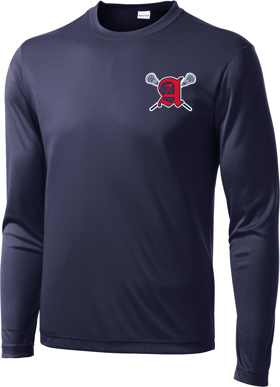 Augusta Patriots Navy Long Sleeve Performance Shirt