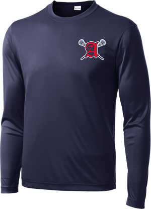 Augusta Patriots Navy Long Sleeve Performance Shirt