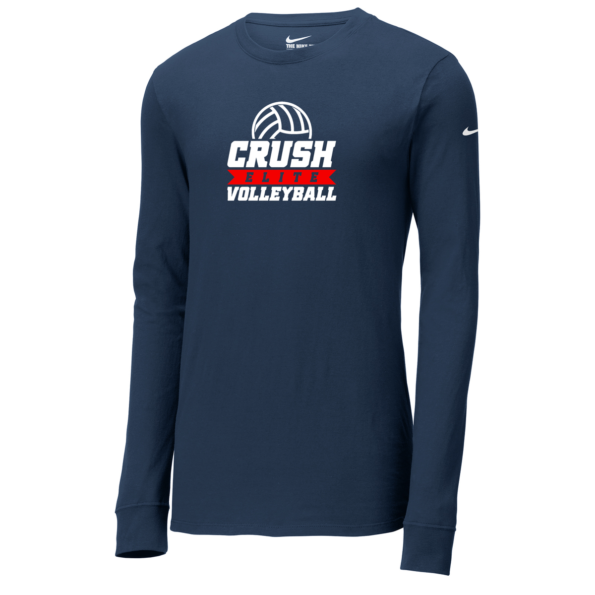 Crush Elite Volleyball Nike Core Cotton Long Sleeve Tee