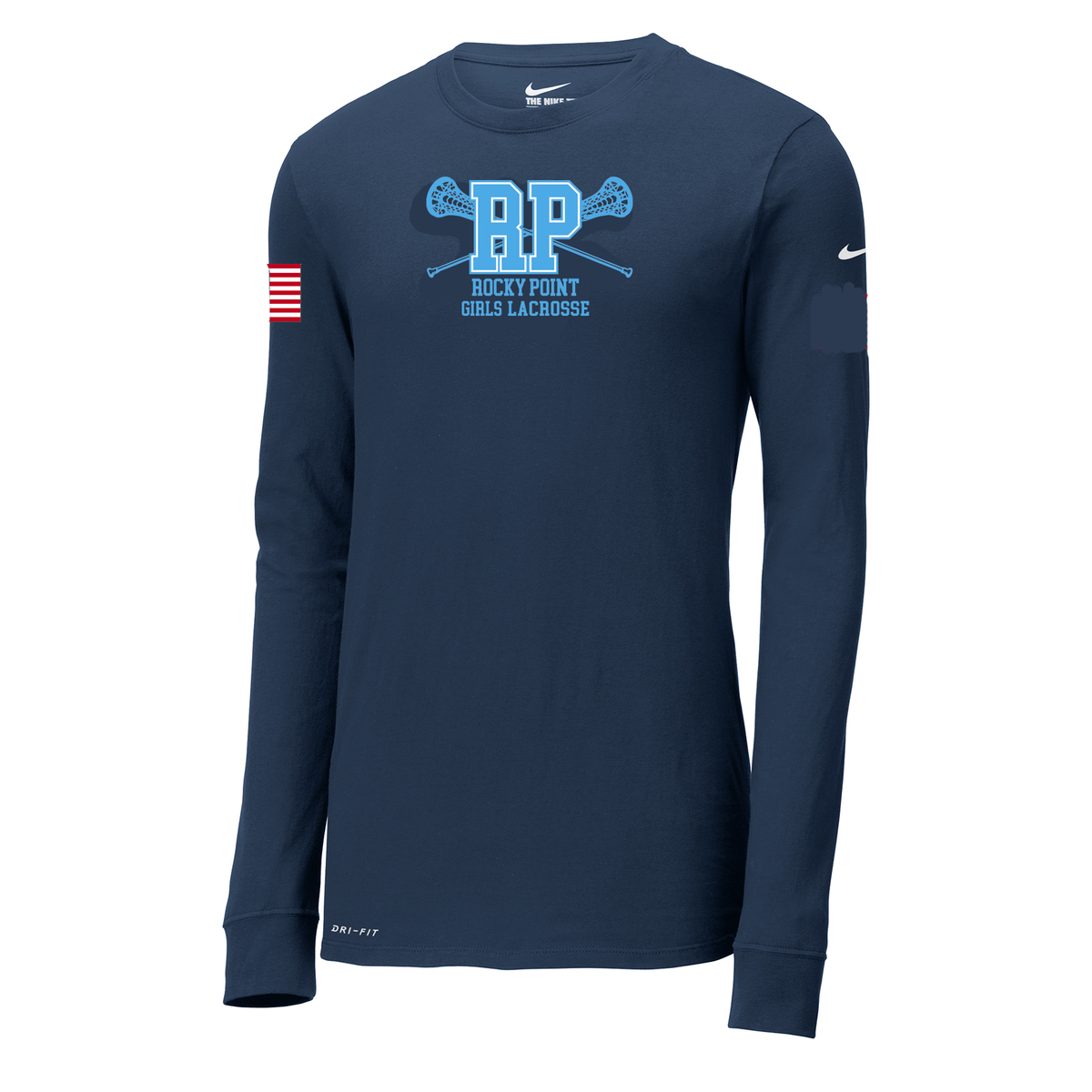 Rocky Point Girls Lacrosse Nike Dri-FIT Long Sleeve Tee