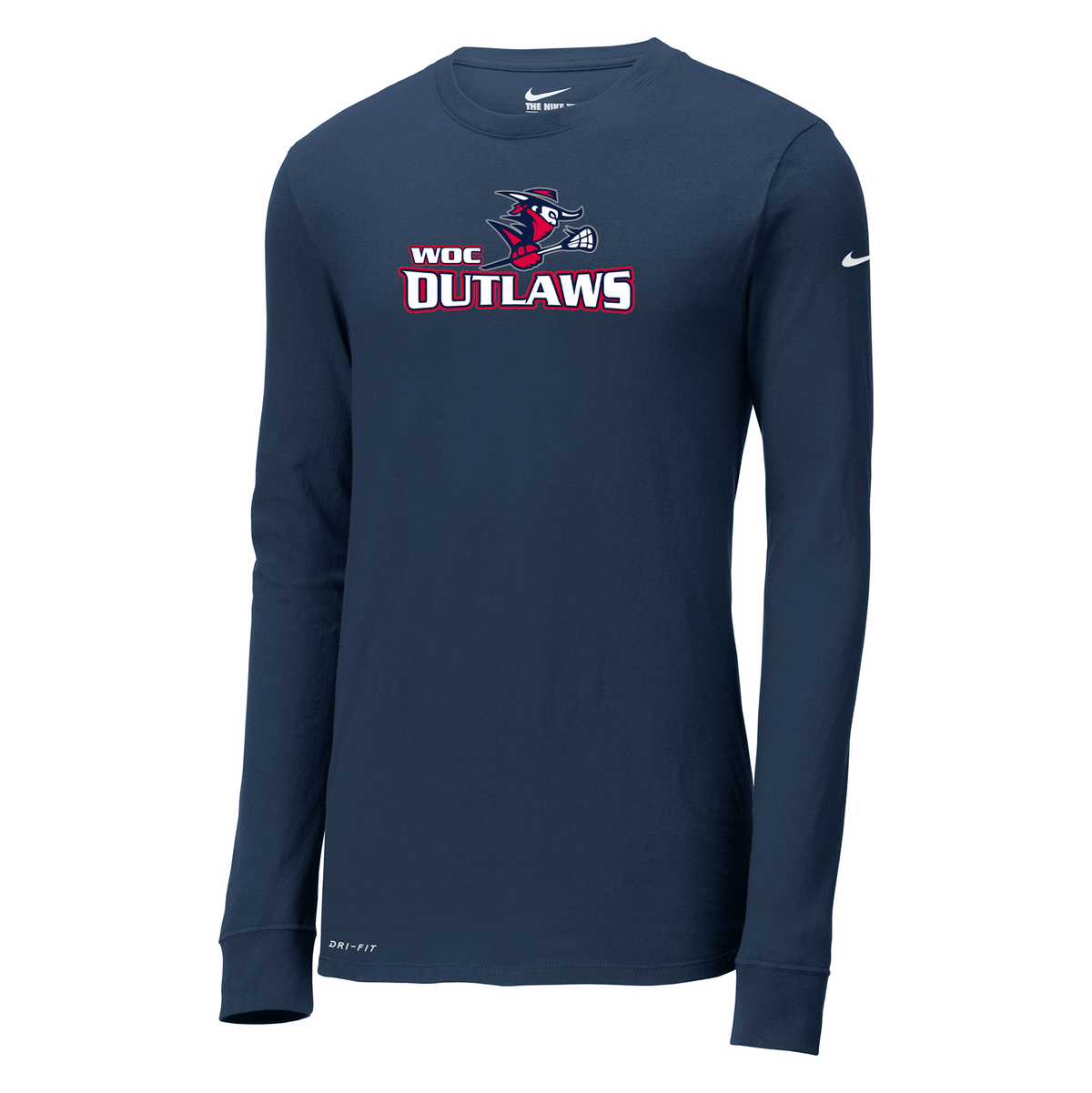 WOC Outlaws Lacrosse Club Nike Dri-FIT Long Sleeve Tee