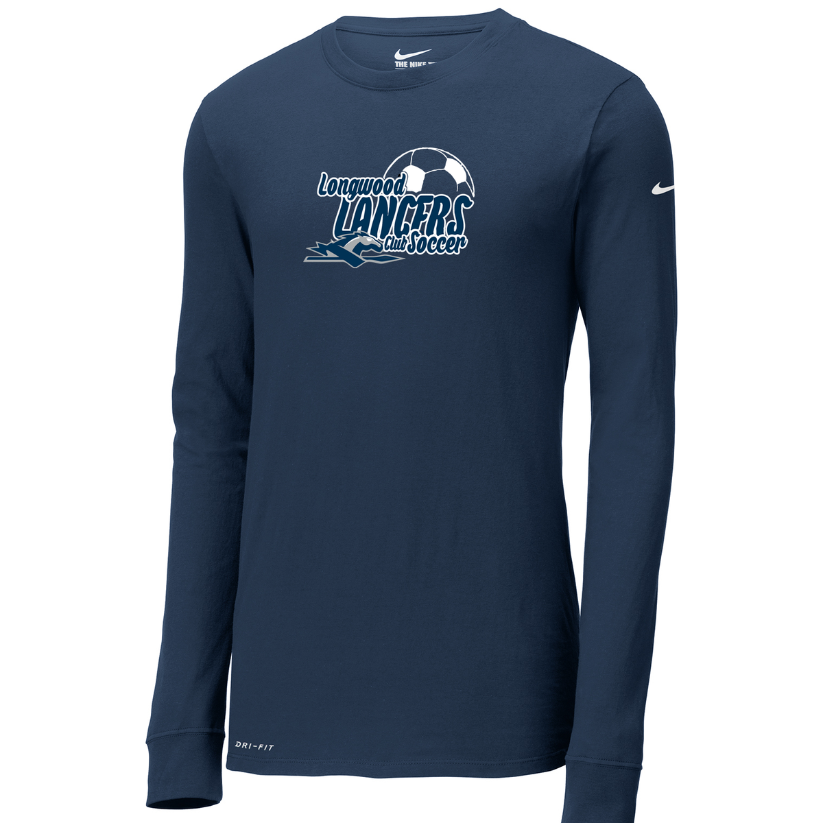 Longwood Womens Club Soccer Nike Dri-FIT Long Sleeve Tee