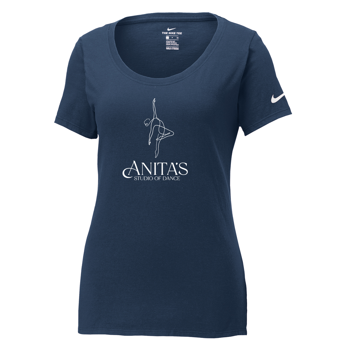 Anita's Studio of Dance Nike Ladies Core Cotton Tee