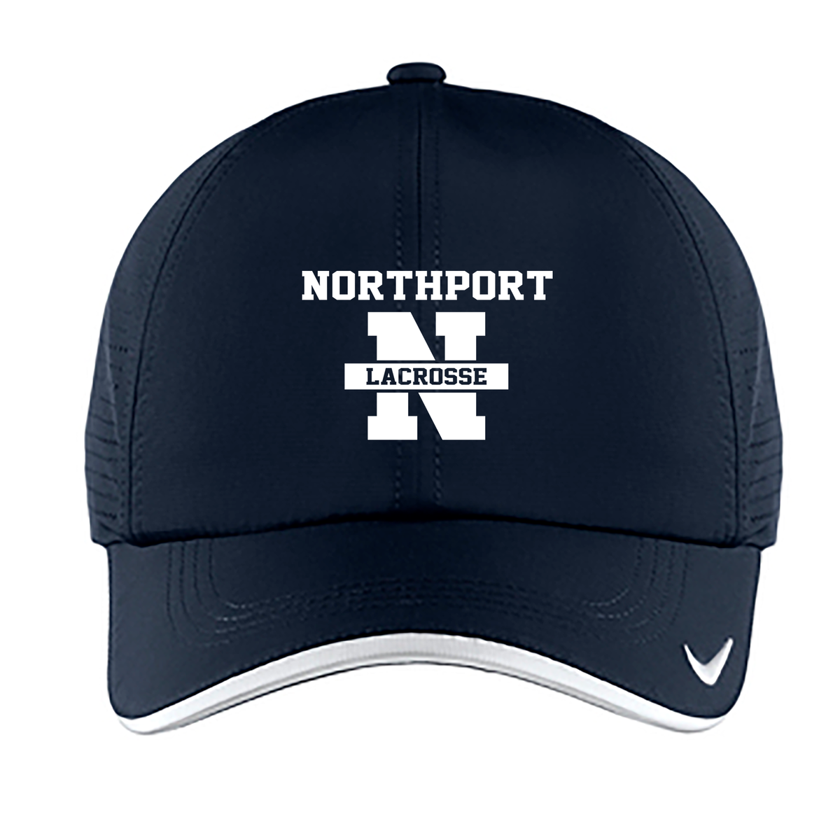Northport High School Lacrosse Nike Swoosh Preforated Cap
