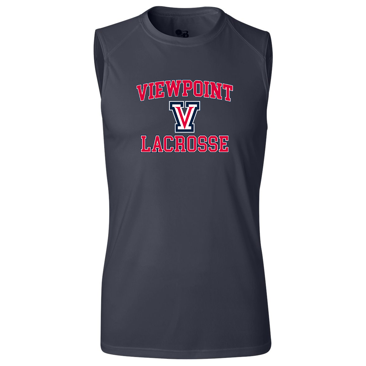 Viewpoint HS Boys Lacrosse B-Core Sleeveless Performance Tank