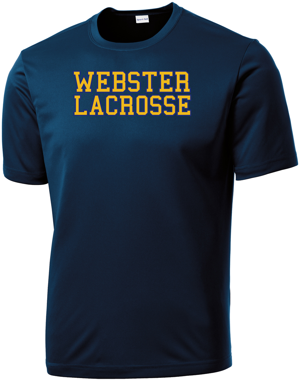 Webster Lacrosse Navy Performance T-Shirt