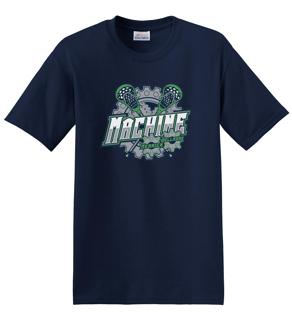 Merrick-Bellmore Machine T-Shirt (Navy)